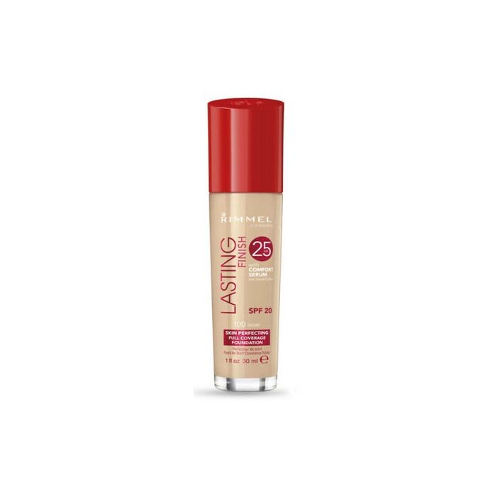 

Тональная основа Lasting Finish 25h Base de Maquillaje Rimmel, 100 Ivory