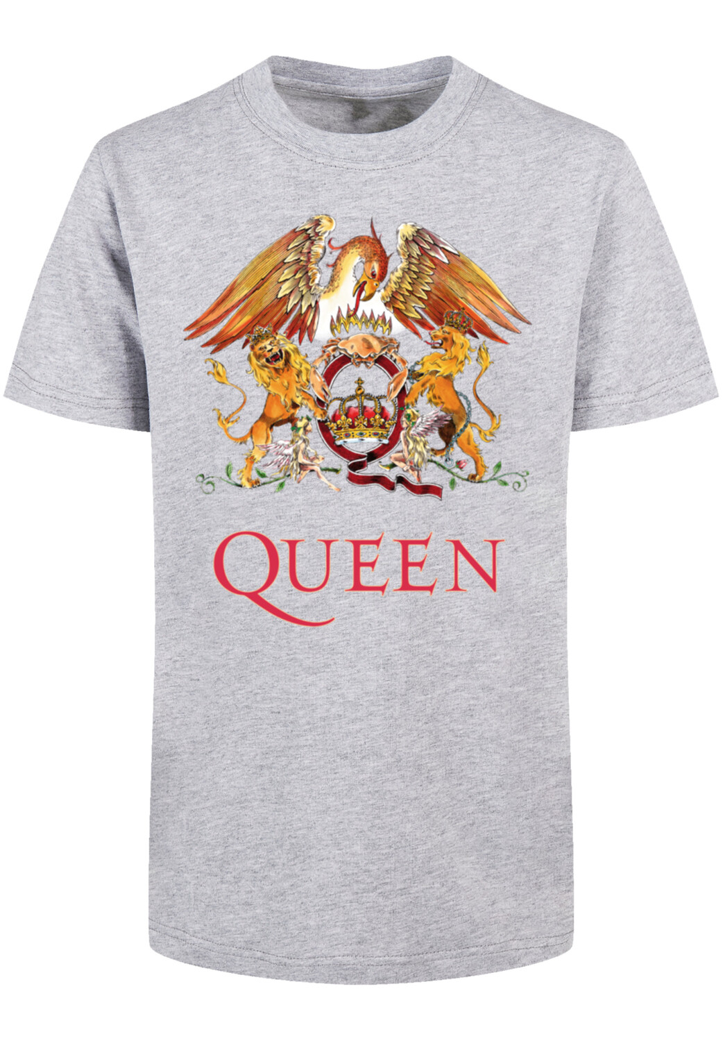 

Футболка F4NT4STIC Basic Kids Tee Queen Classic Crest, цвет heathergrey