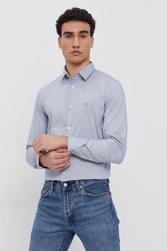 

Рубашка Emporio Armani, синий