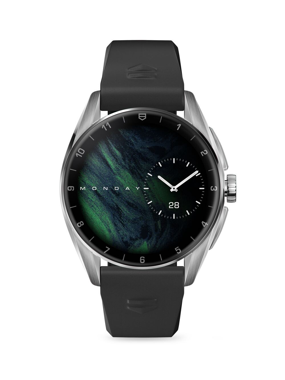 

Смарт-часы Connected Calibre E4 из нержавеющей стали и резины/42 мм TAG Heuer, черный
