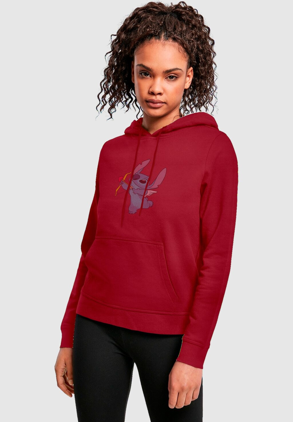 

Толстовка Stitch Cupid Valentines Basic ABSOLUTE CULT, цвет burgundy