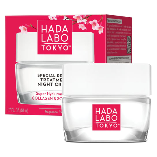 Глубоко регенерирующий ночной крем для лица, 50 мл Hada Labo Tokyo Red