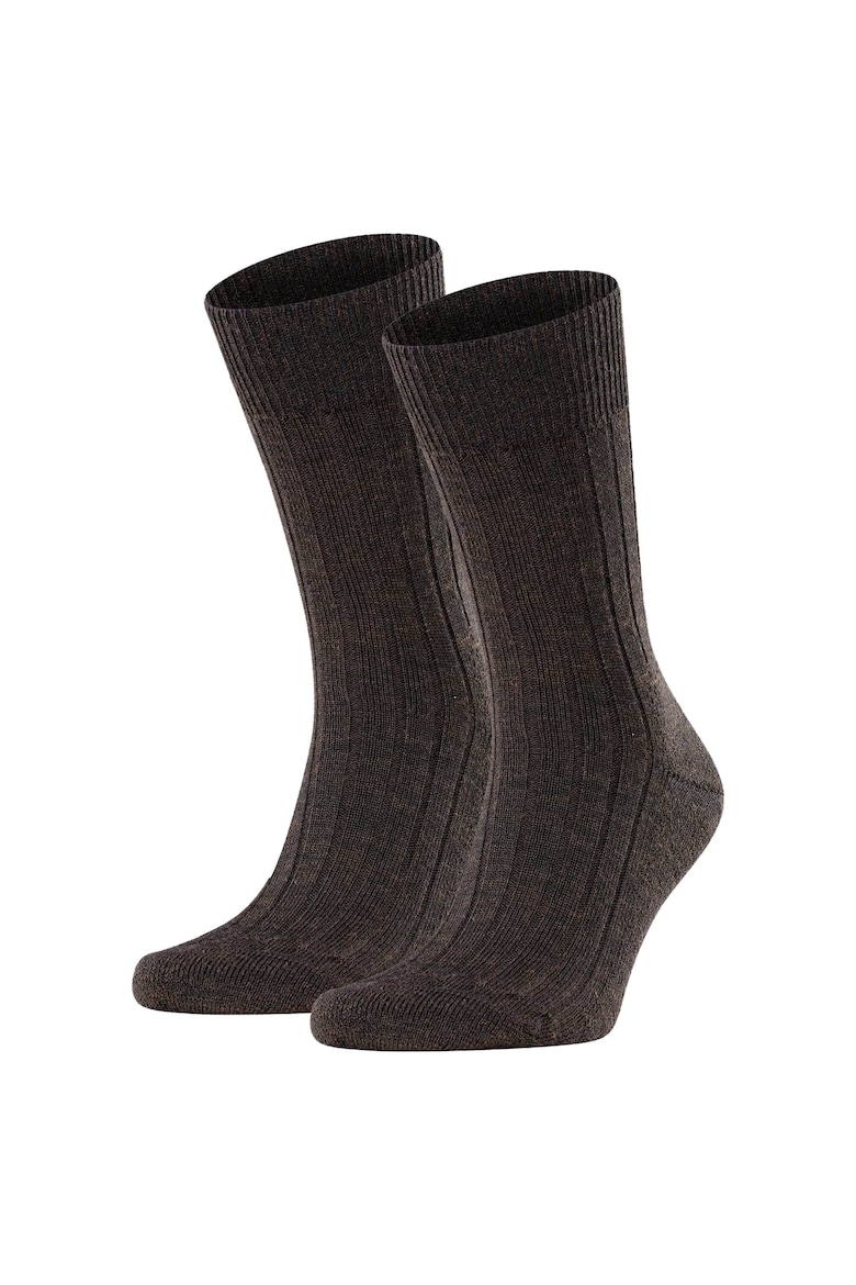Длинные носки, 2 пары Falke, коричневый 2 пары носки женские цветные длинные