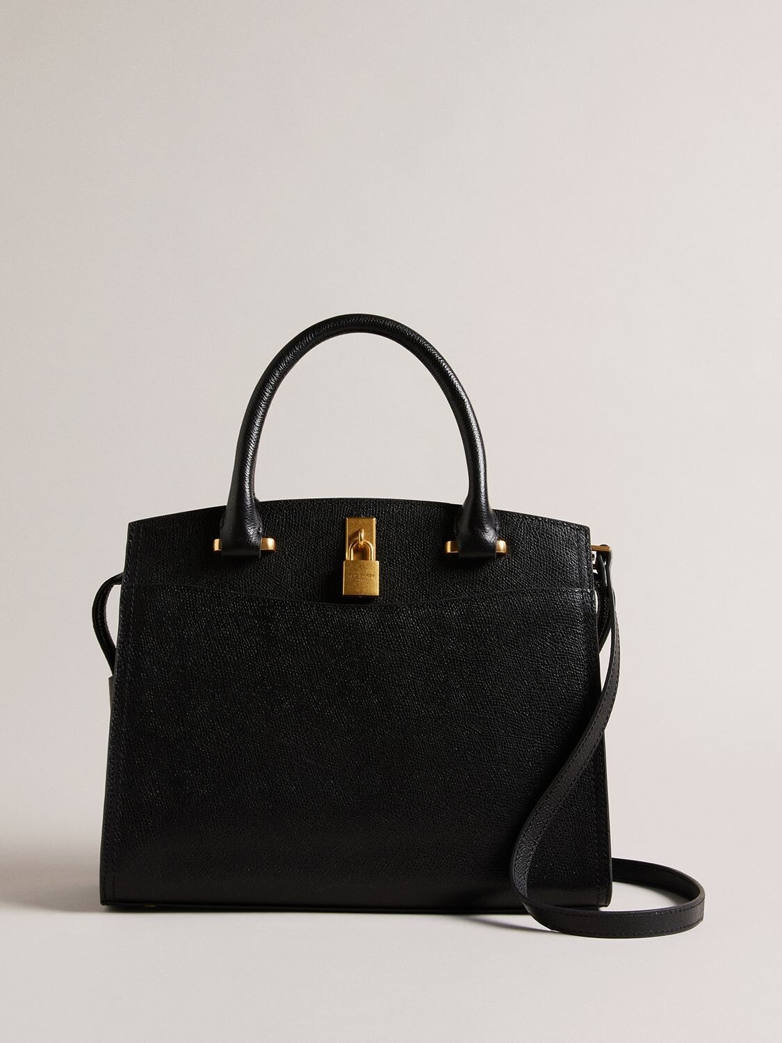 

Кожаная сумка Myfair Ted Baker, черный черный