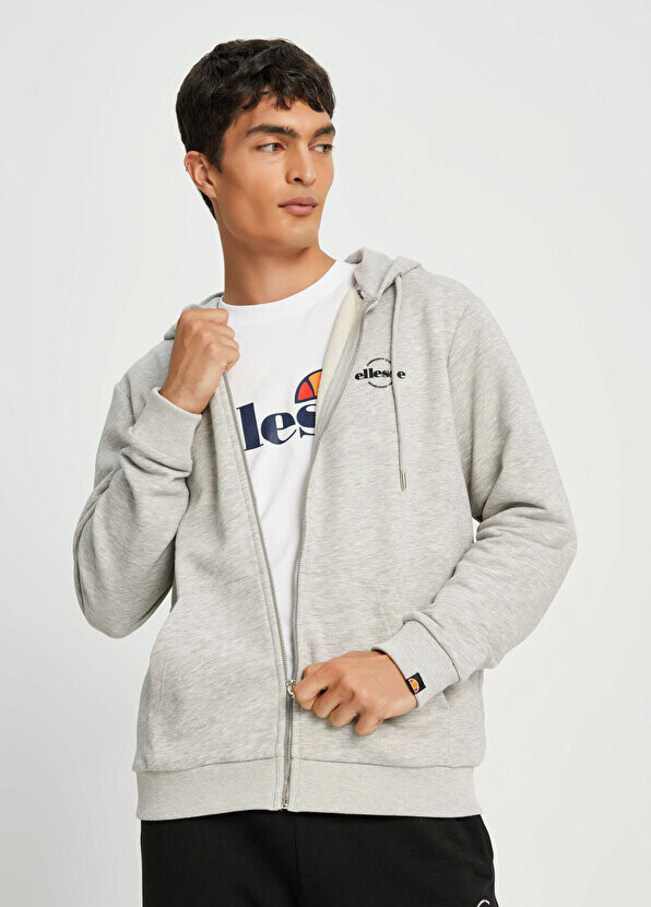 

Серая мужская толстовка на молнии Ellesse, Серый