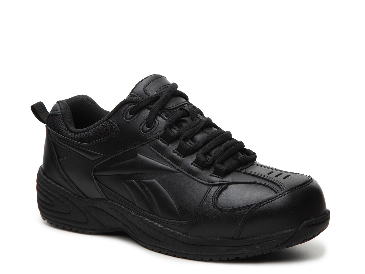 Ботинки Reebok повседневные кожаные, черный майка h65557 reebok myttank black 2xs