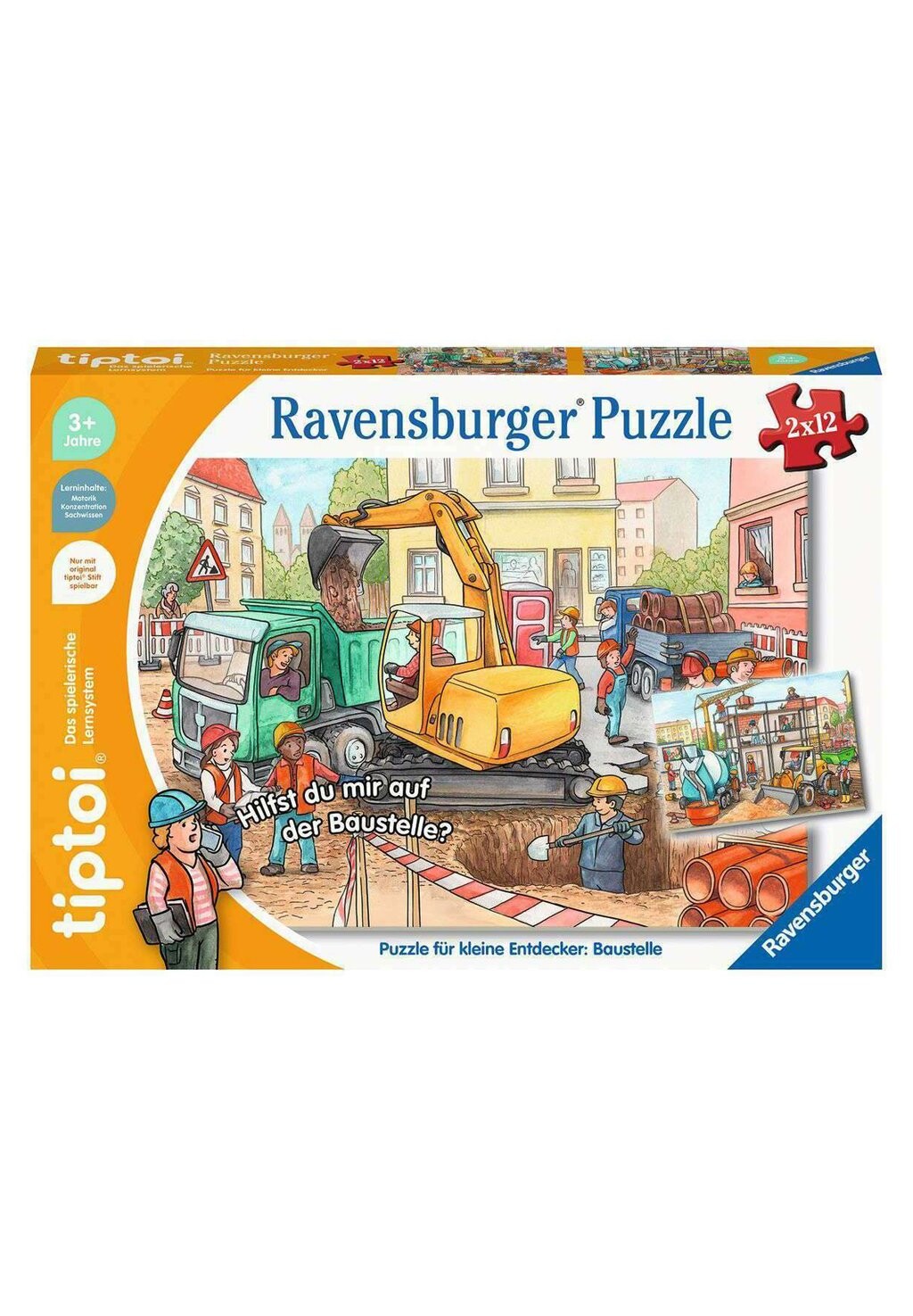 

Пазл TIPTOI FÜR KLEINE ENTDECKER BAUSTELLE Ravensburger, цвет mehrfarbig