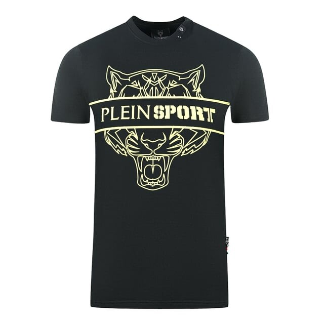 

Футболка Tigerhead с ярким логотипом Plein Sport, черный