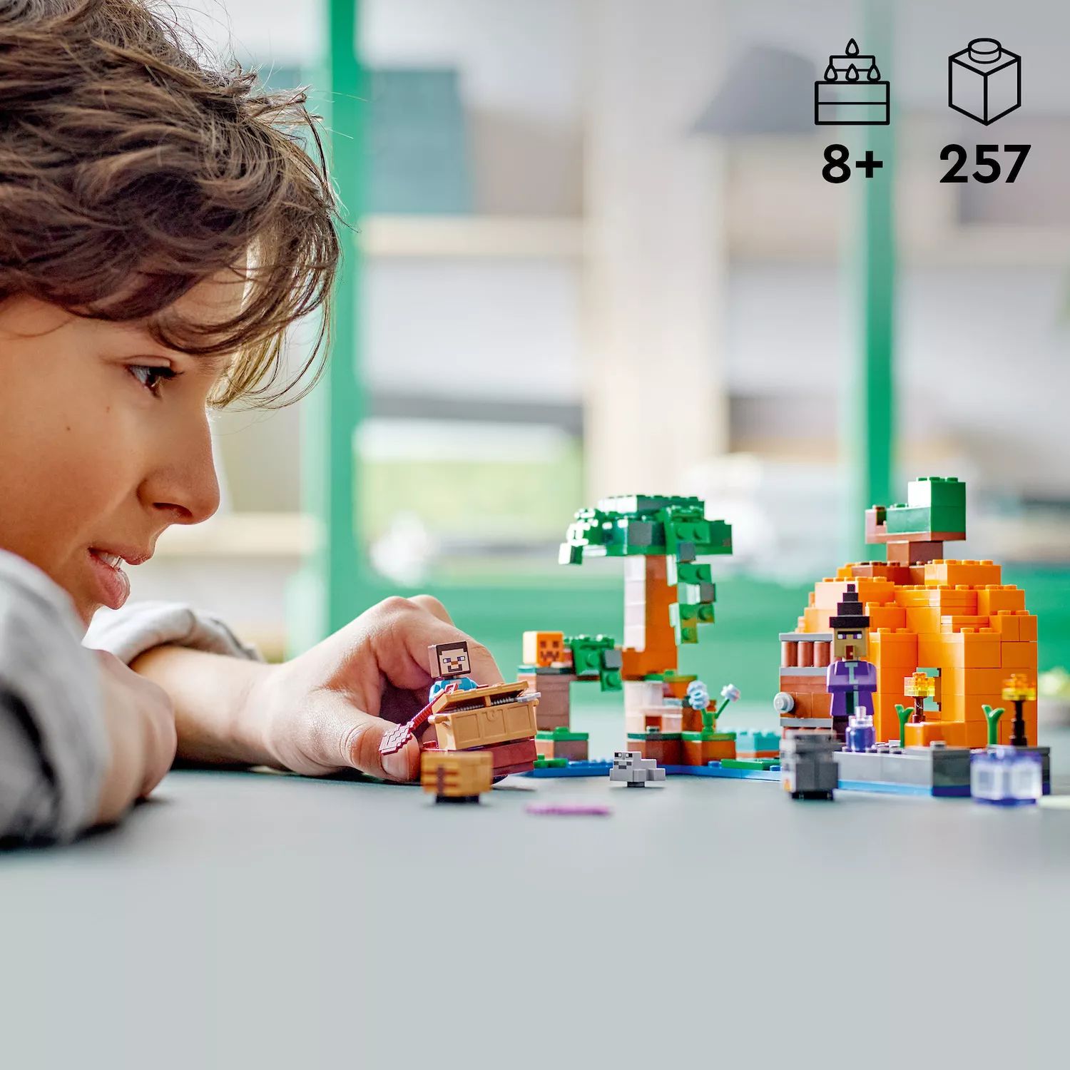 LEGO Minecraft Набор игрушек для строительства тыквенной фермы 21248 LEGO