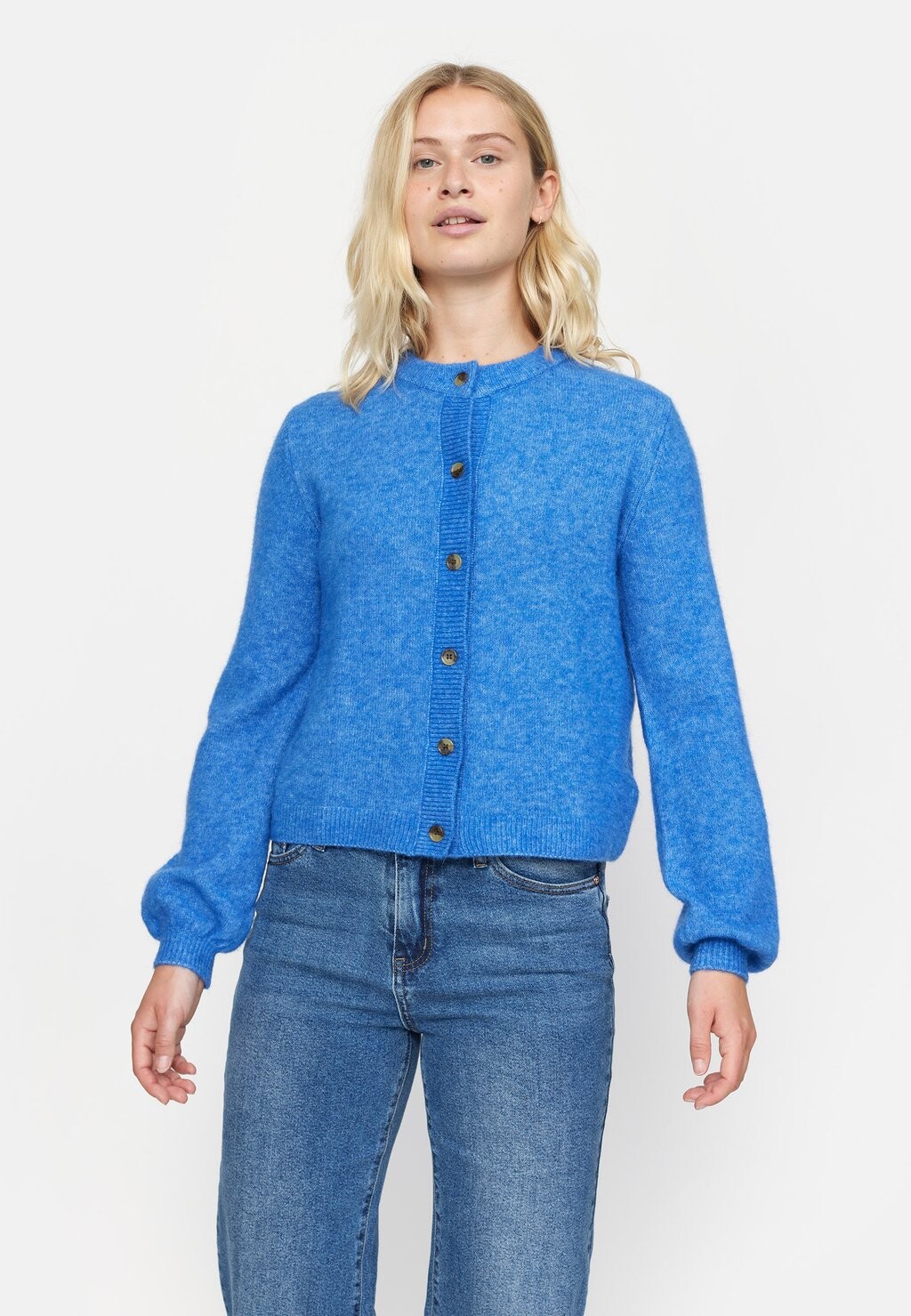 

Кардиган Soft Rebels SRALLISON O NECK, цвет delft