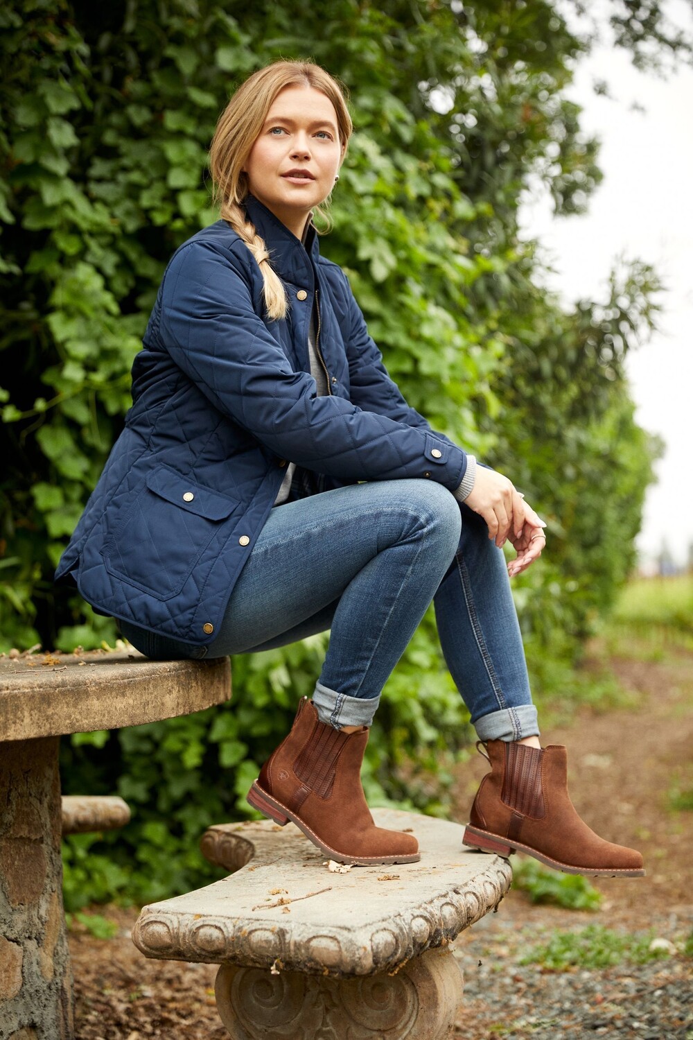 

Синяя куртка Woodside Ariat, синий
