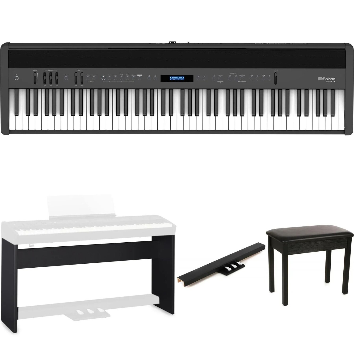 

Комплект инструментов для цифрового пианино Roland FP-60X — черный