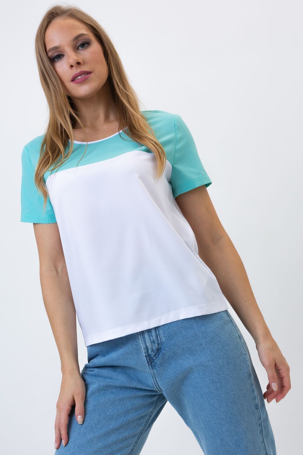 

Блуза Awesome Apparel, бирюзовый
