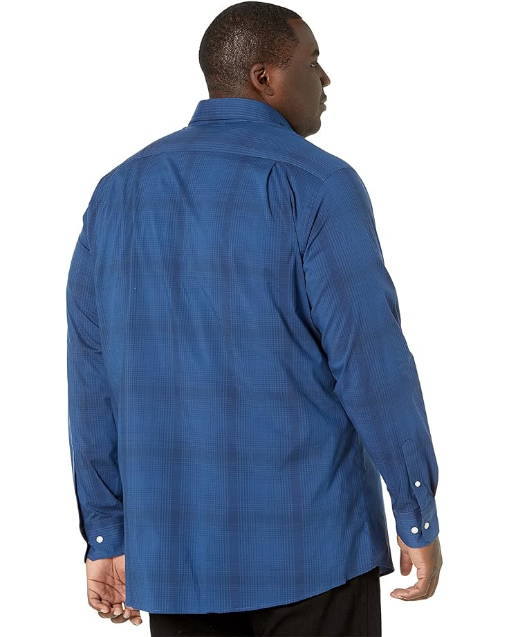 Рубашка Nautica Big & Tall Navtech Plaid Shirt, цвет Undercurrent