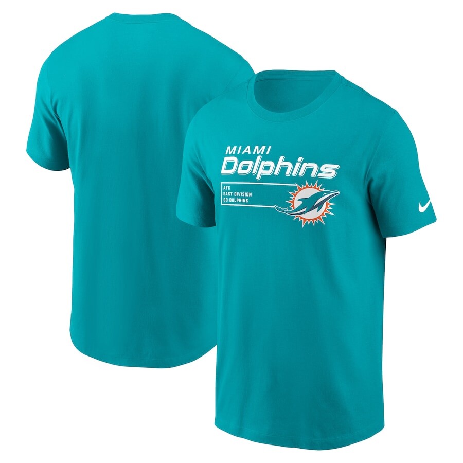 

Футболка с коротким рукавом Nike Miami Dolphins, аква