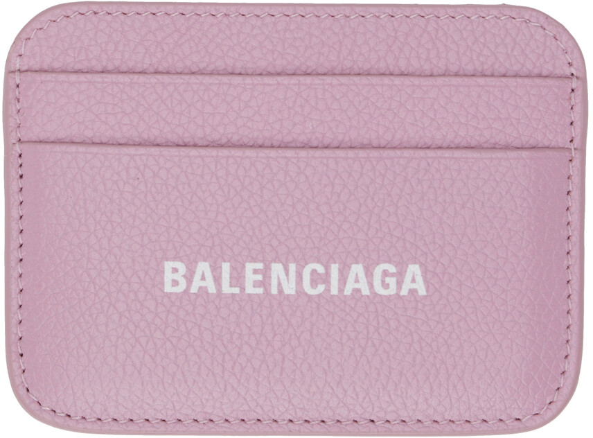 

Розовый визитница с принтом Balenciaga