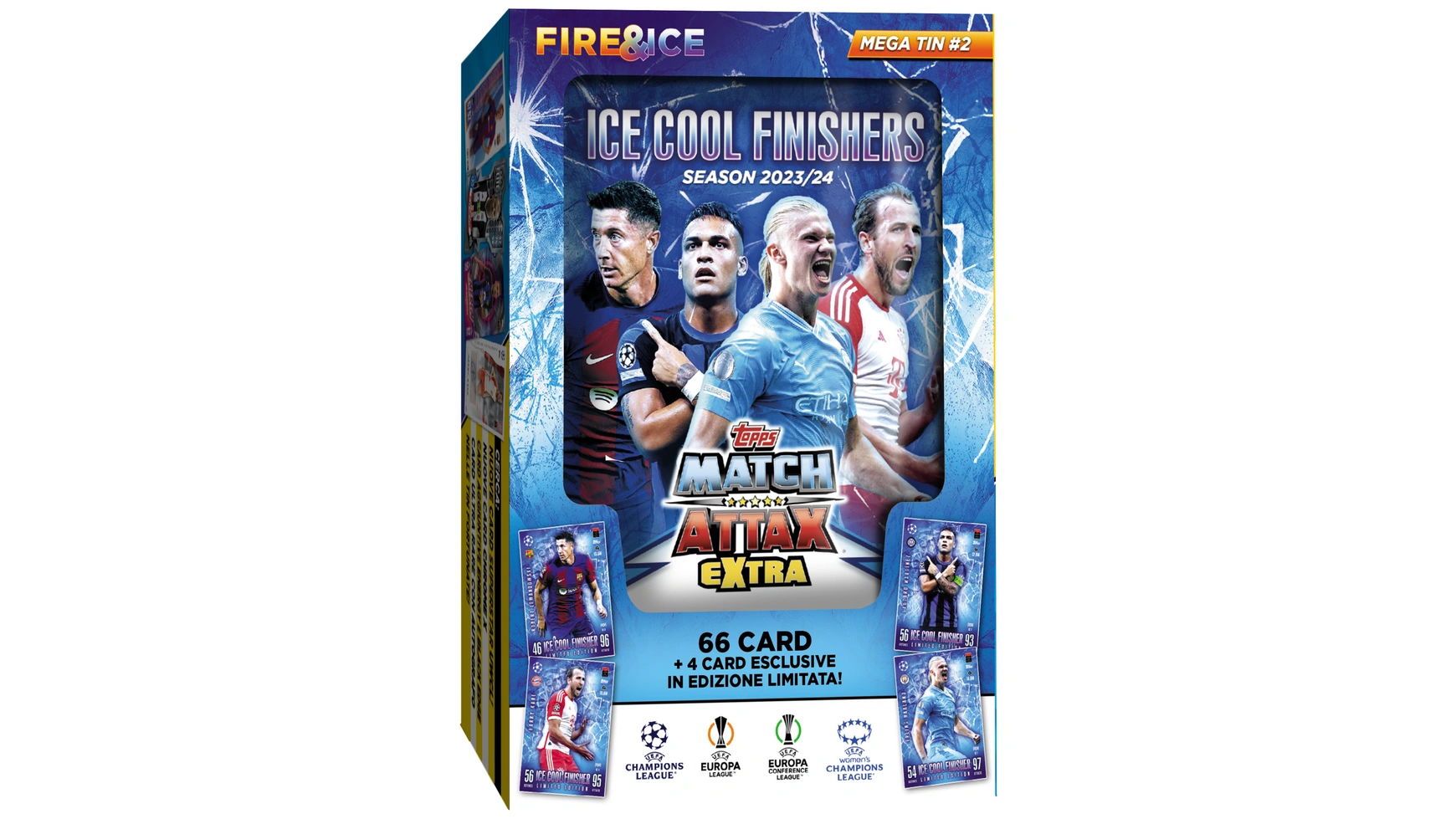 

Topps МЕГА-БАНКА для матчей Лиги Чемпионов УЕФА 2023/2024, 1 шт, в ассортименте
