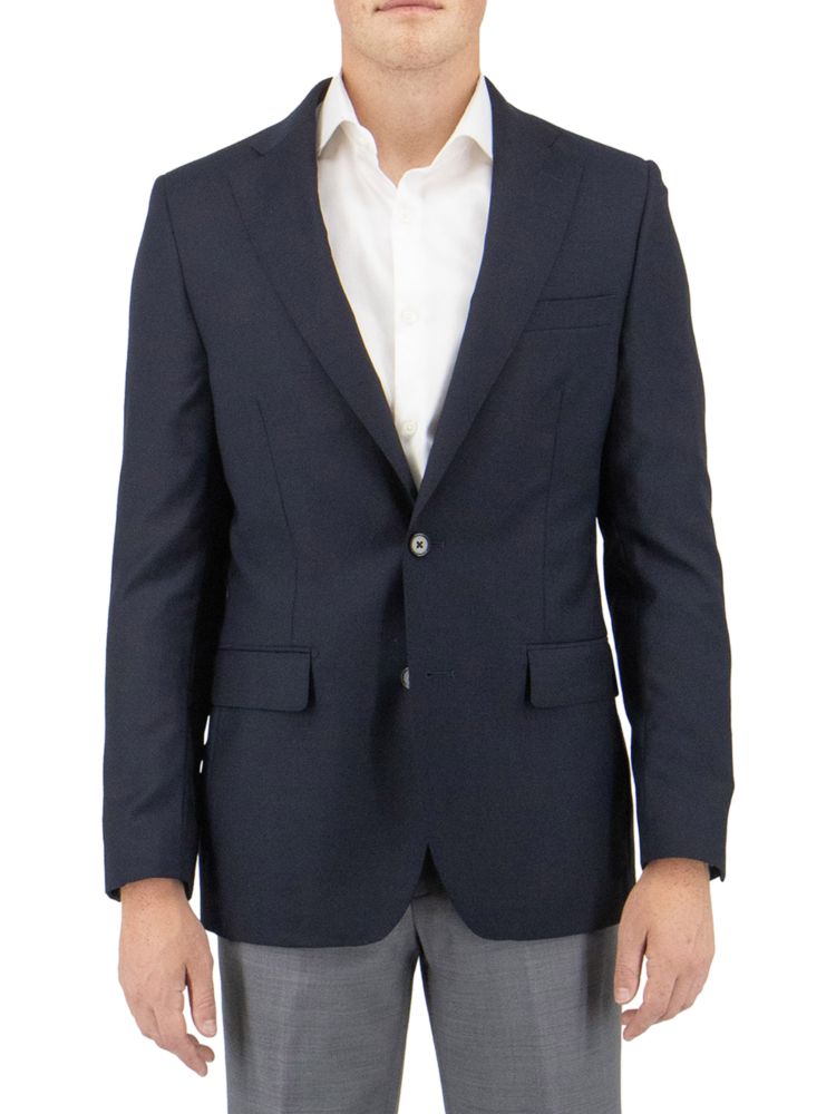 цена Шерстяной пиджак современного кроя Dolcetto Perennial Tiglio, темно-синий