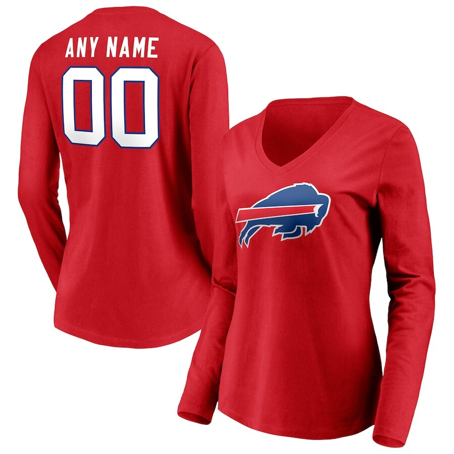 

Футболка с длинным рукавом Fanatics Branded Buffalo Bills, красный