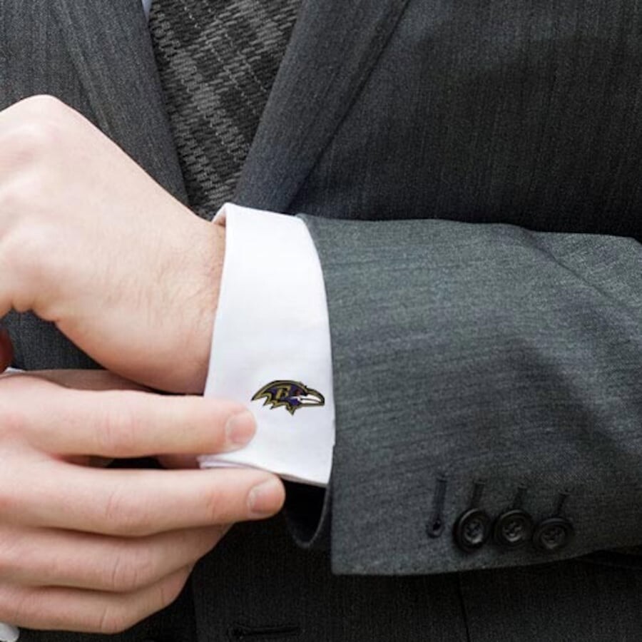 

Галстук Cufflinks Baltimore Ravens