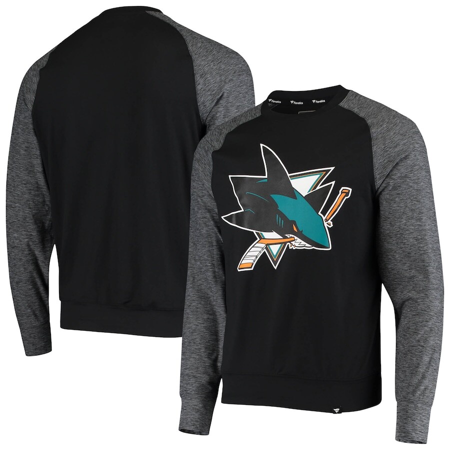 

Футболка с длинным рукавом Fanatics Branded San Jose Sharks, черный