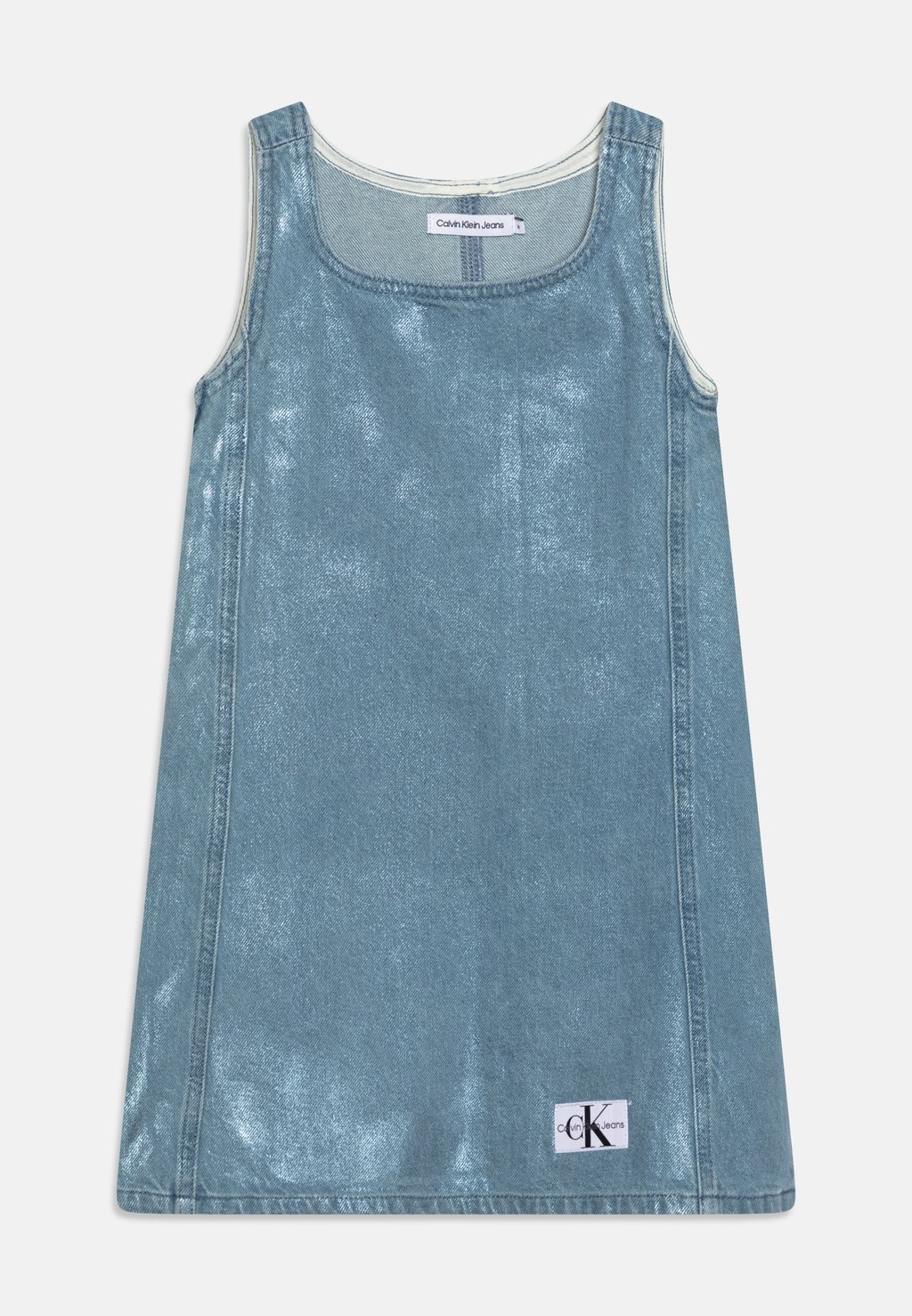 Джинсовое платье PINAFORE DRESS Calvin Klein Jeans, цвет meta blue foil