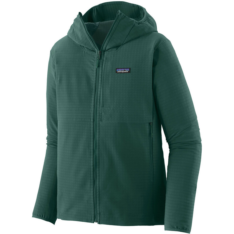 

Мужская куртка с капюшоном R1 Tech Face Patagonia, зеленый