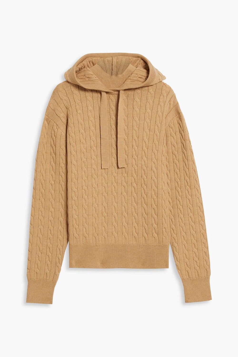

Толстовка косой вязки из смесовой шерсти DEREK LAM 10 CROSBY, песочный
