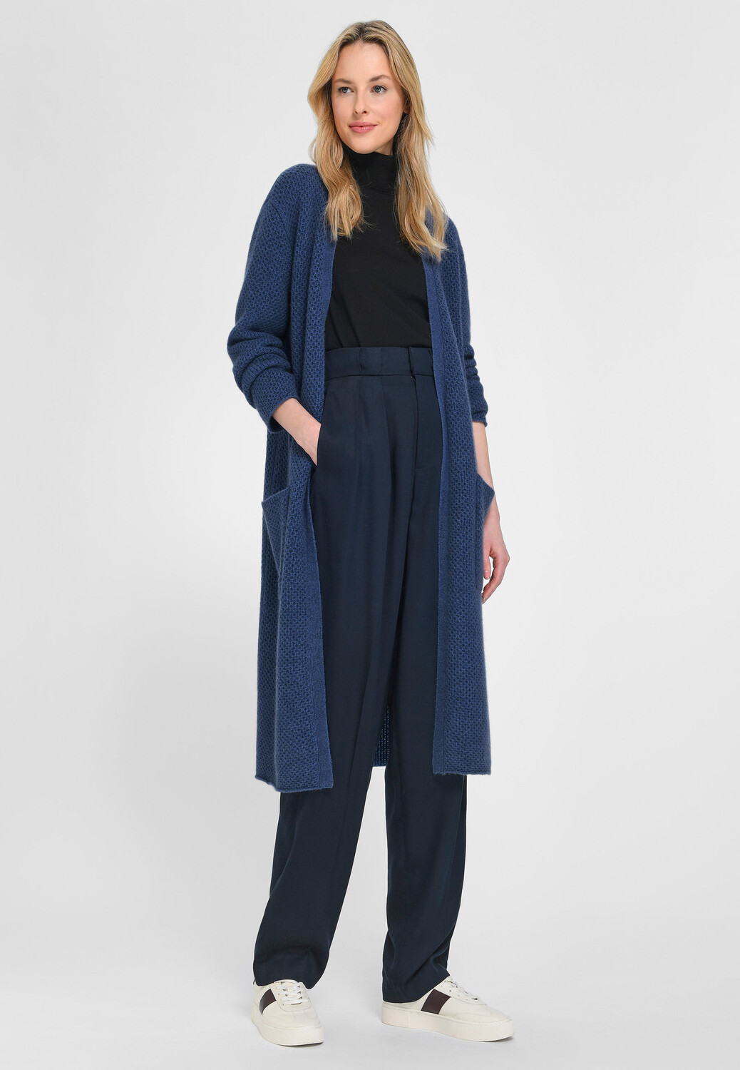 

Кардиган PETER HAHN Strick Cashmere, цвет OCEAN