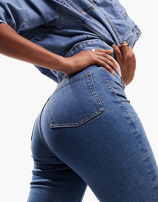 

Синие джинсы скинни ASOS DESIGN Tall