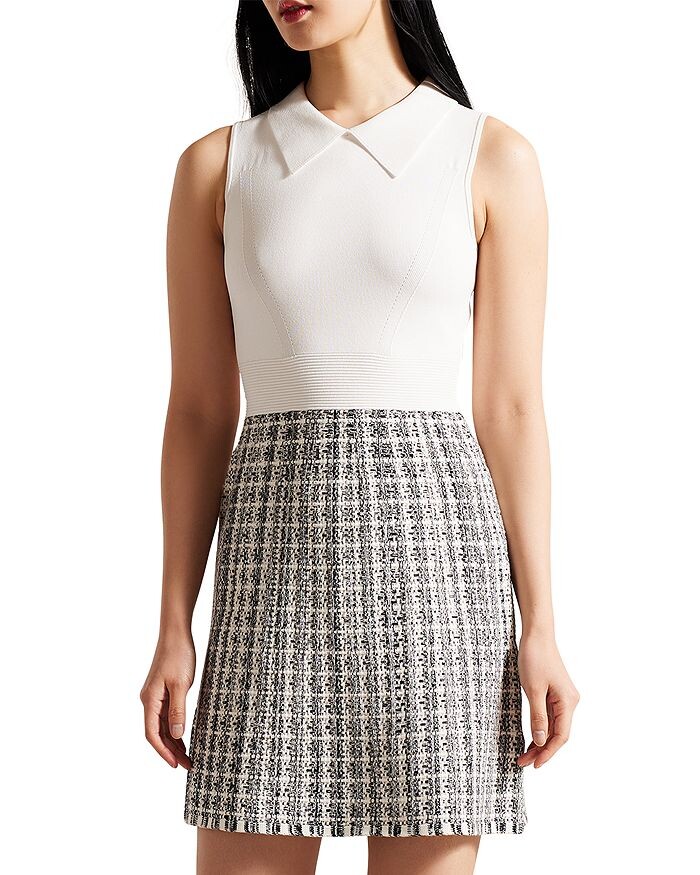 

Платье прямого кроя Divena из смешанной техники Ted Baker