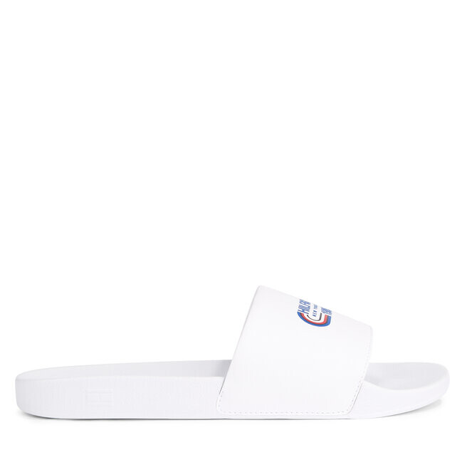

Шлепанцы Tommy Hilfiger Rwb Hilfiger Oly Pool Slide FM0FM05019 White YBS, белый