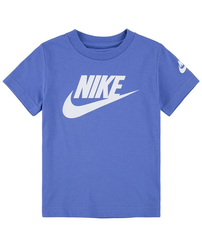 

Футболка с короткими рукавами Futura Evergreen для новорожденных Nike, синий