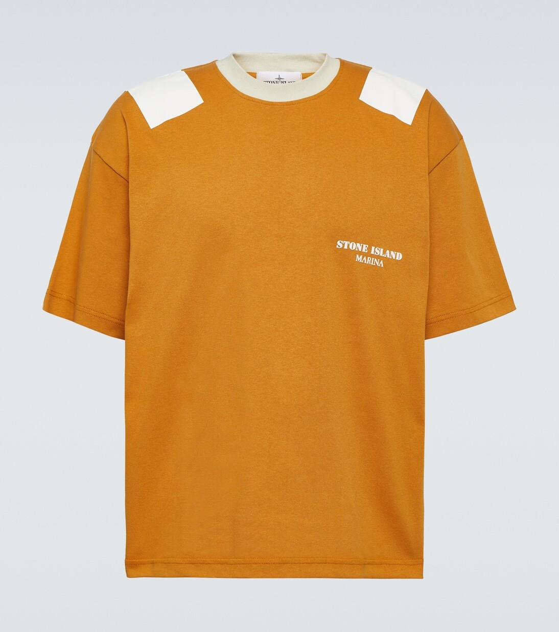 

Футболка marina из хлопкового джерси Stone Island, апельсин, Оранжевый