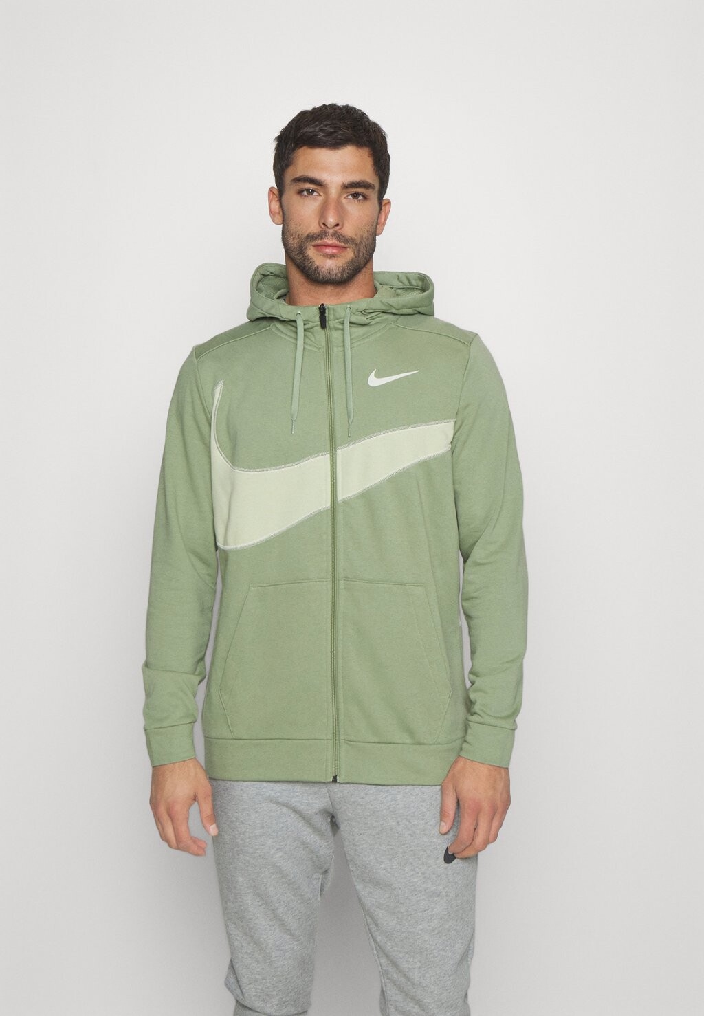 

Толстовка на молнии ENERGY Nike, масло зеленый/морское стекло