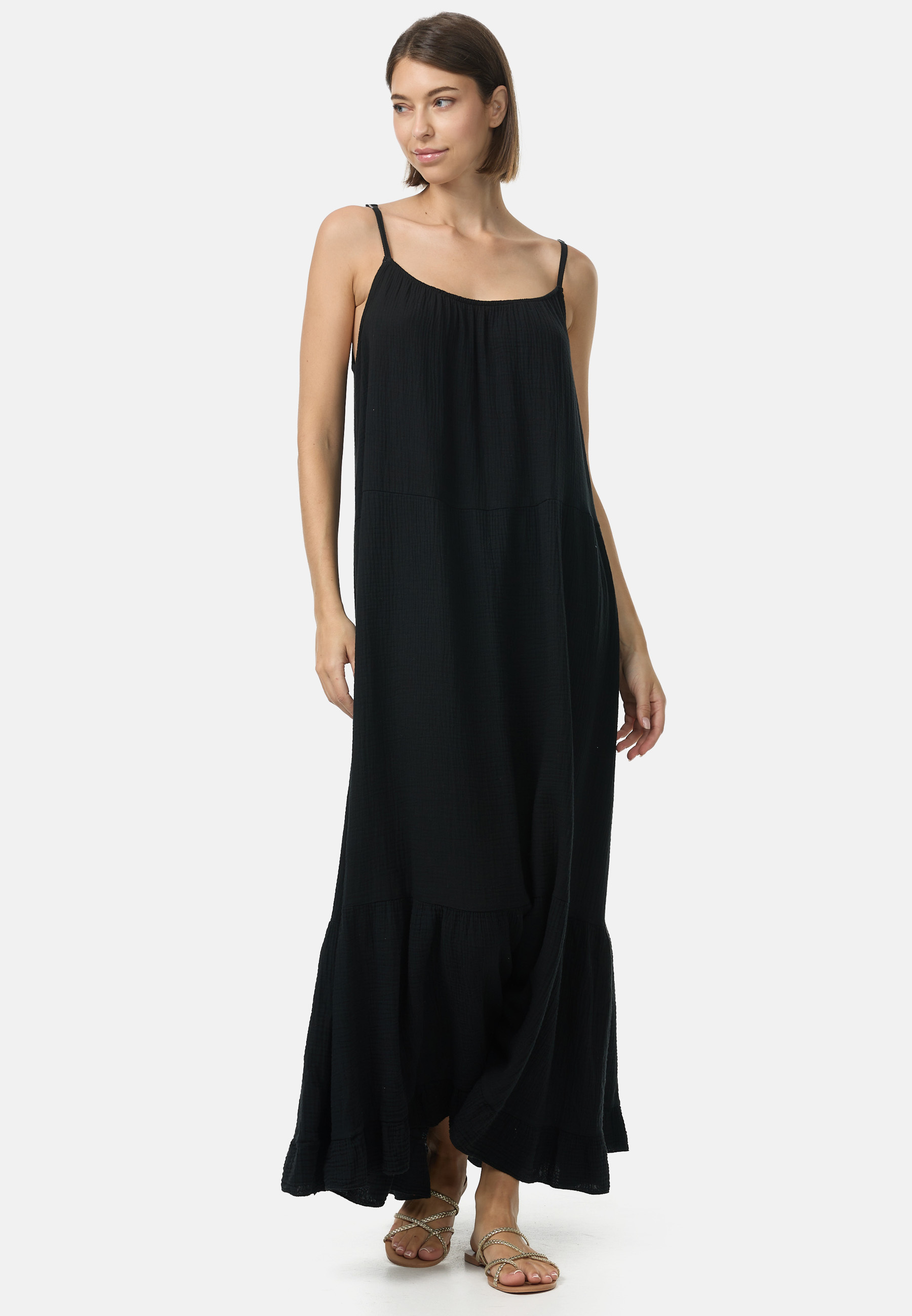 Платье PM SELECTED Musselin Maxi, черный