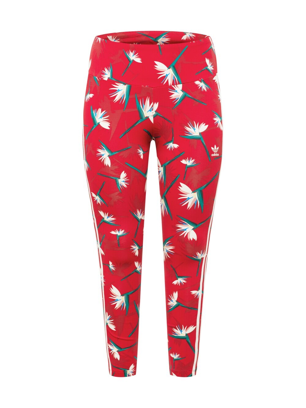 

Узкие леггинсы Adidas Thebe Magugu X, красный