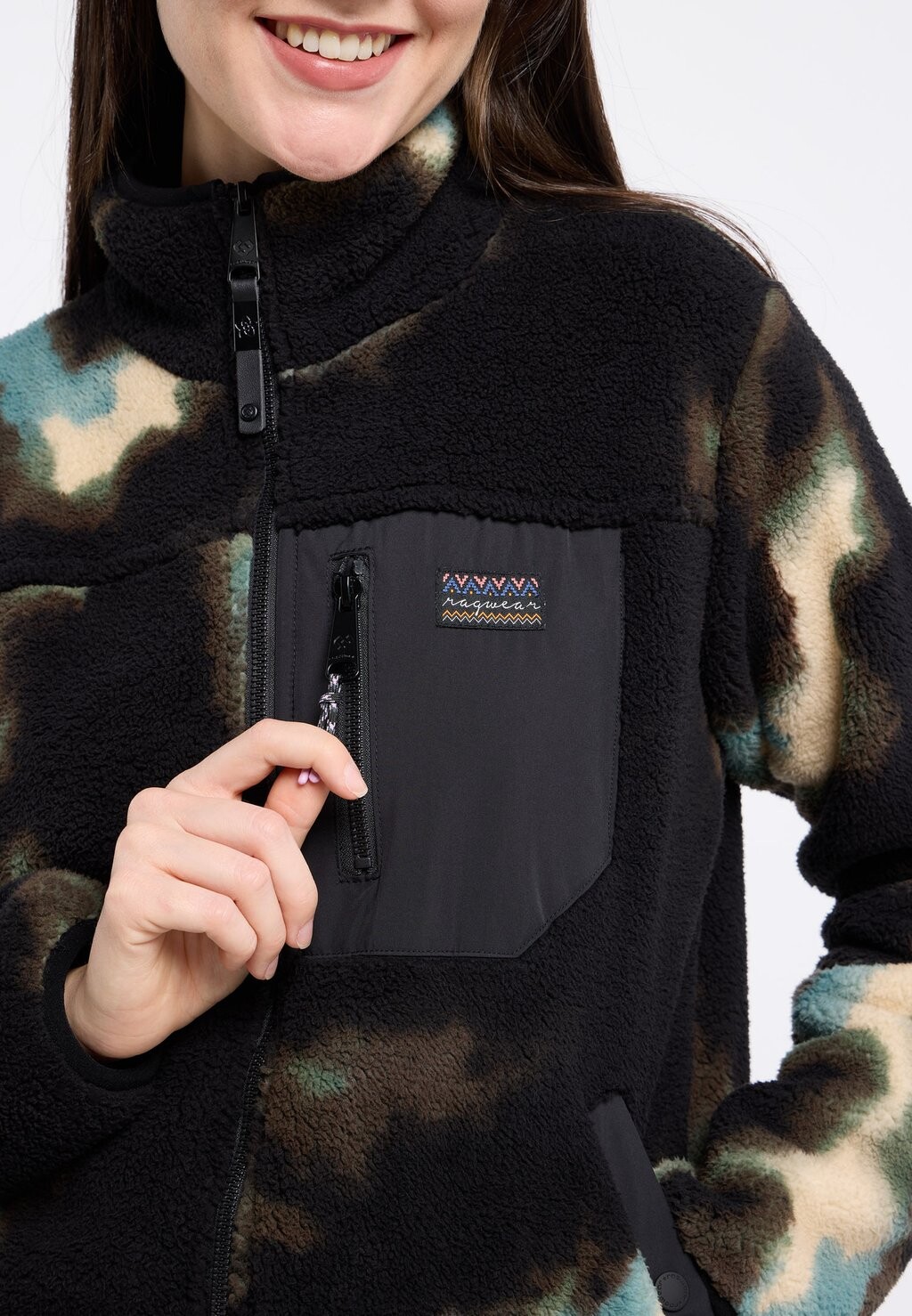 

Флисовая куртка ALARIS Ragwear, черный