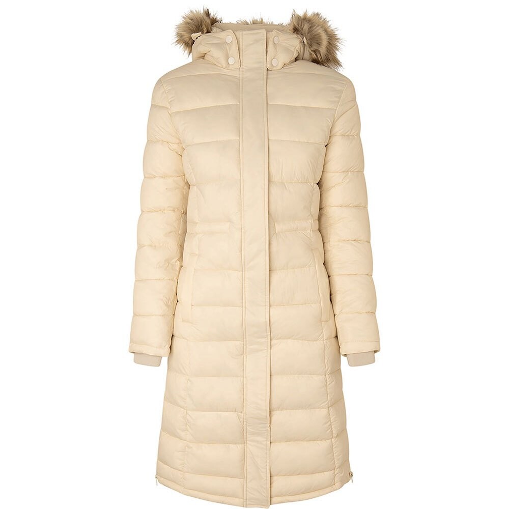 

Куртка Pepe Jeans May Long Puffer, бежевый