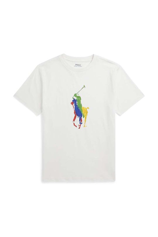 Polo Ralph Lauren Детская хлопковая футболка, белый
