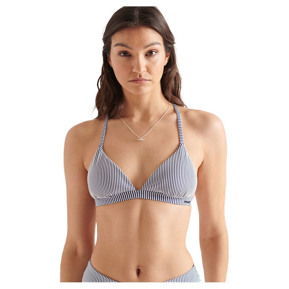 

Топ бикини Superdry T Back Fixed Tri, синий