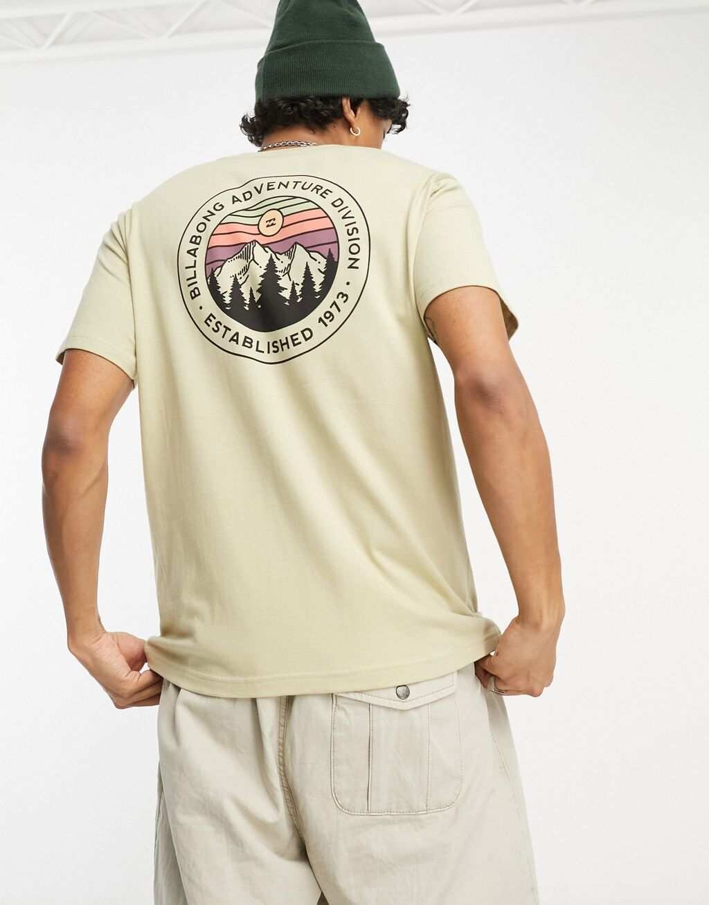 

Песочная футболка Billabong Sun Up, Бежевый