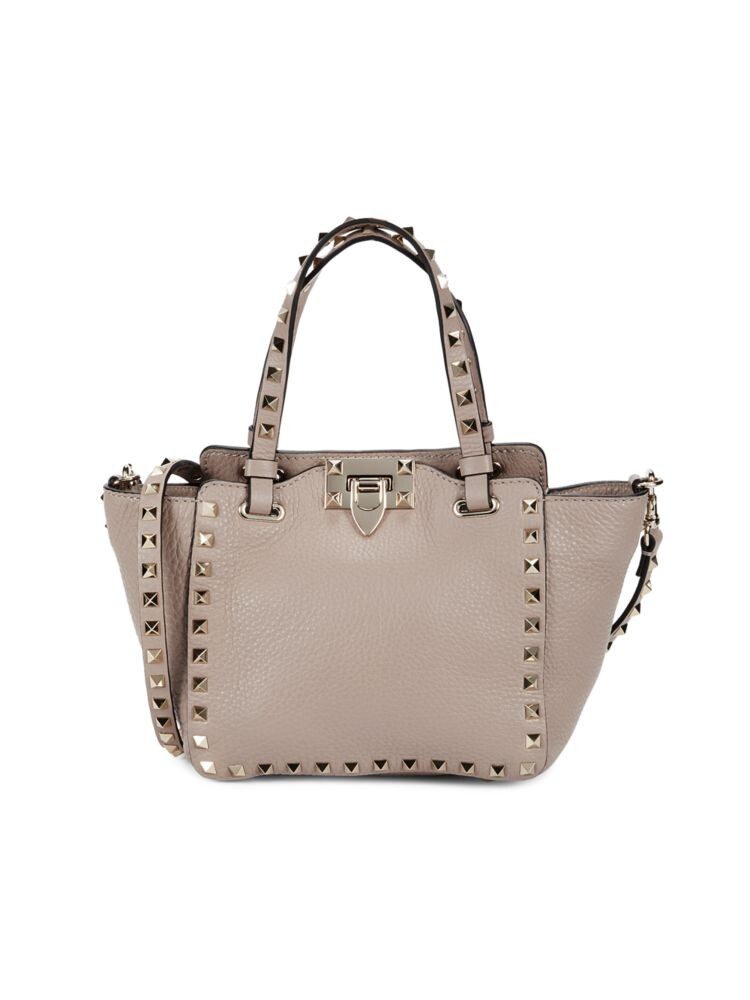 

Кожаная сумка через плечо Rockstud Valentino Garavani, розовый