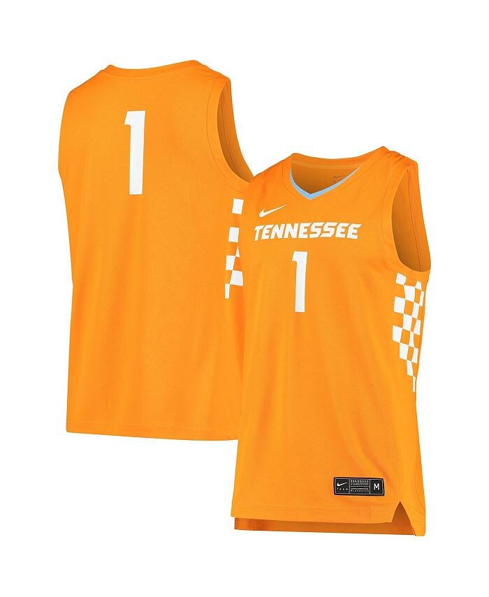 

Реплика баскетбольной майки унисекс 1 Tennessee Orange Tennessee Volunteers Nike, оранжевый