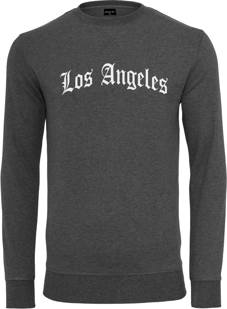 Пуловер Mister Tee Los Angeles Wording Crewneck, серый