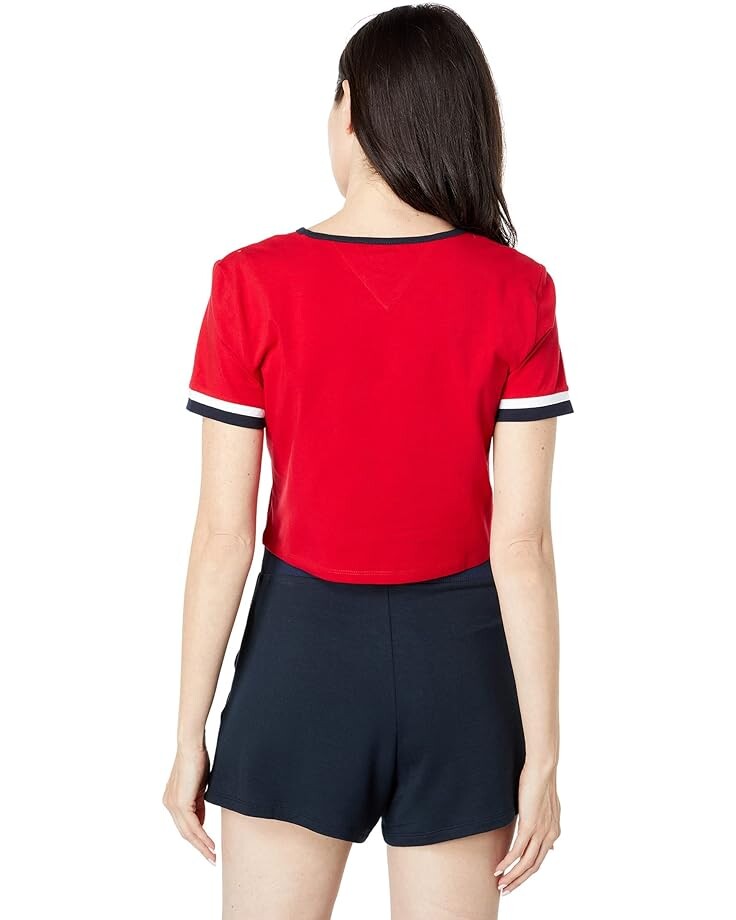 

Футболка Tommy Hilfiger Short Sleeve Badge Tee, цвет Scarlet