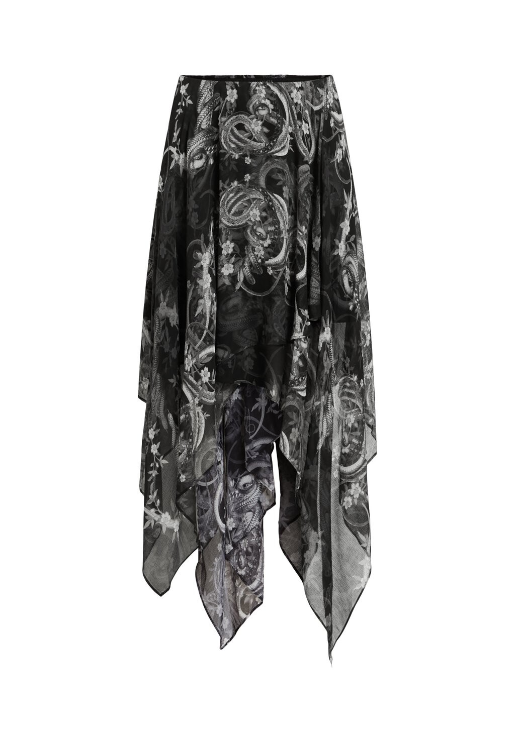 

Юбка макси AllSaints, черный