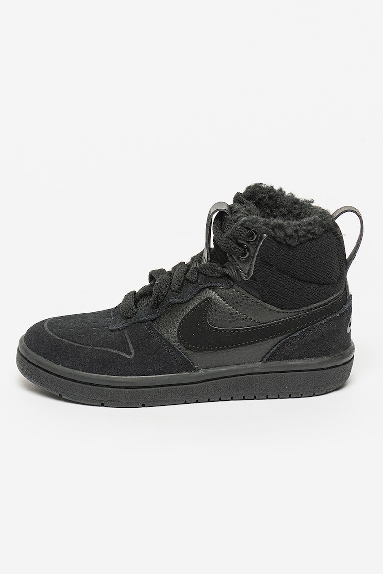

Кожаные кроссовки Court Borough Nike, черный