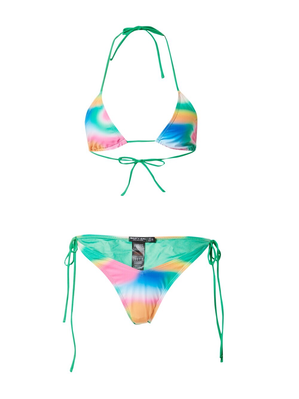 

Треугольное бикини Nasty Gal, разноцветный