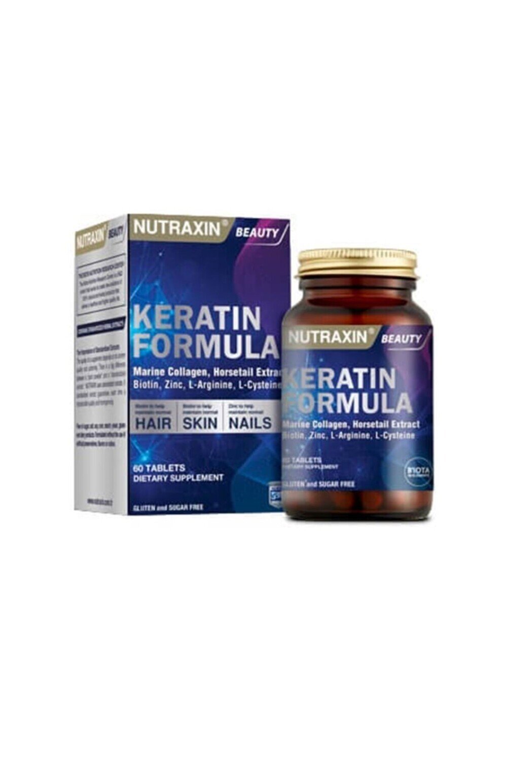 

Nutraxin Таблетка формулы 60 кератина/таблетка БСЛ00123-2234 формулы 60 кератина красоты